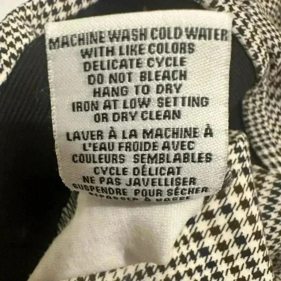 Jules & Leopold Stretch Plaid Pants/Leggings, Size Medium, Brown/Tan/Cream - Picture 11 of 11